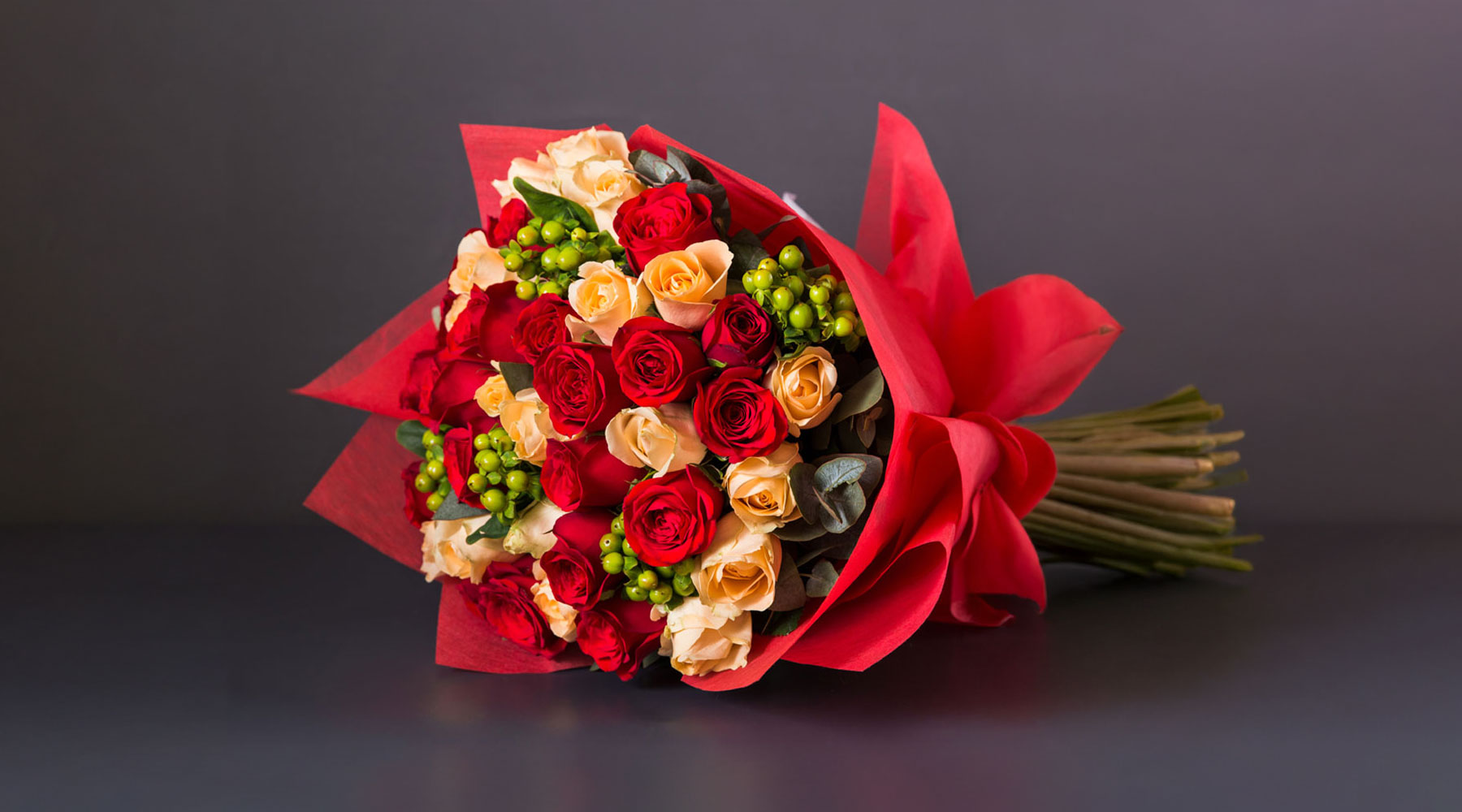 Fresh colorful bouquet perfect for celebrations