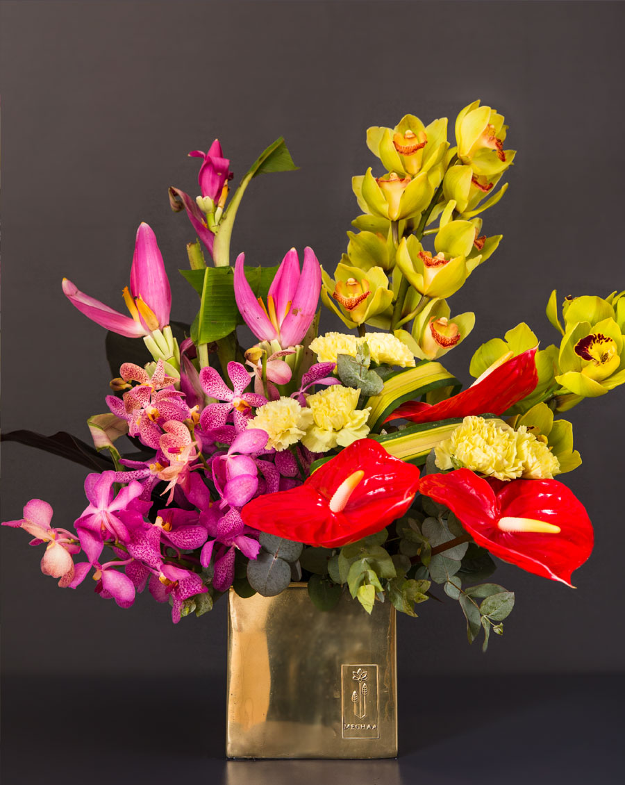 Premium bouquet made by Flowerbox — leading florist flower shop